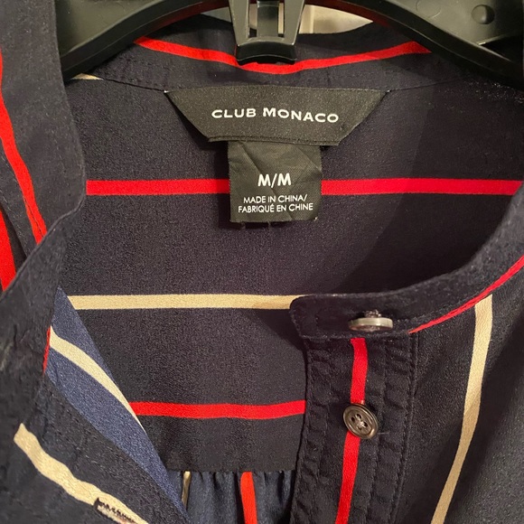 Club Monaco striped top size M - Picture 6 of 7